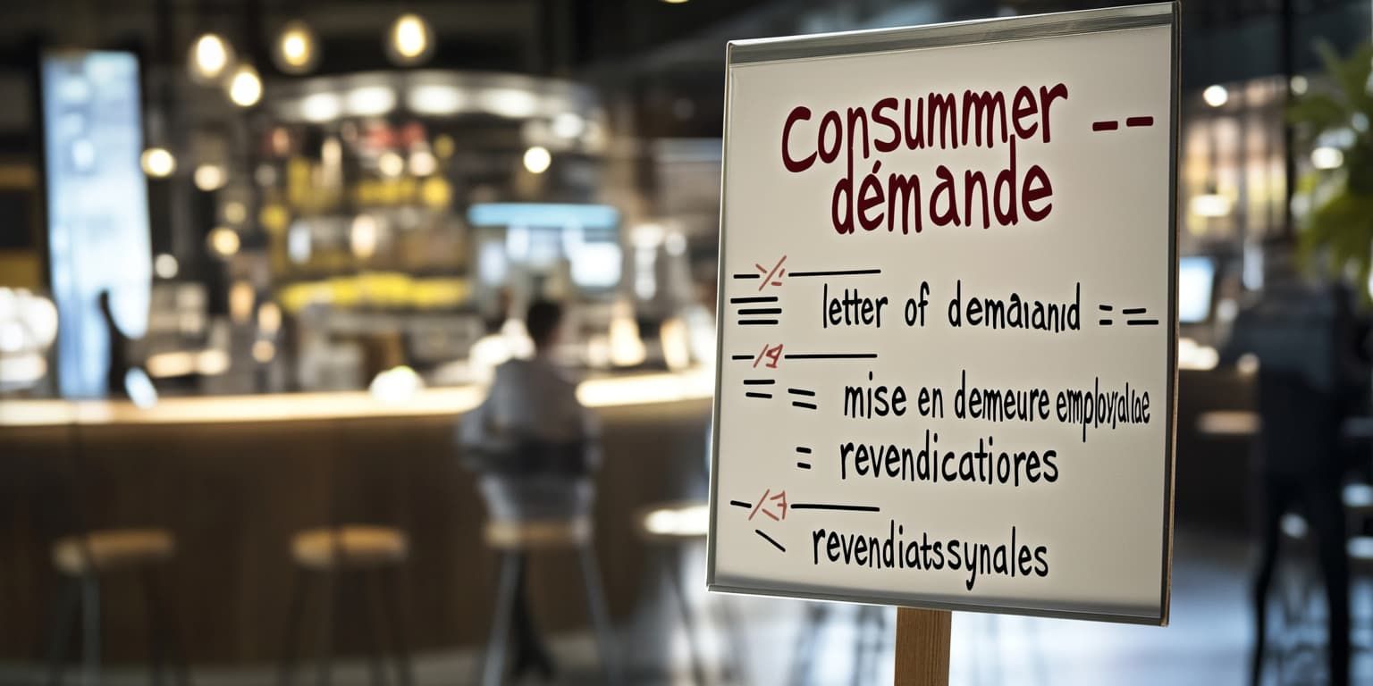 Traduction de "demand" en français : demande, exigence, ou...? Un faux ami de plus !