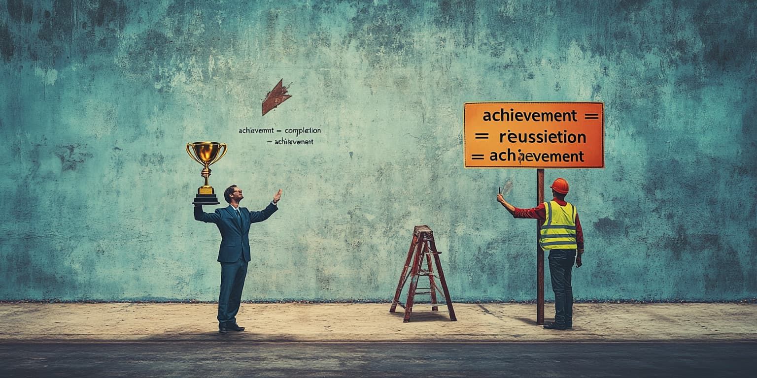 Traduction de "achievement" en français : achèvement, réussite, ou...? Un faux ami de plus!