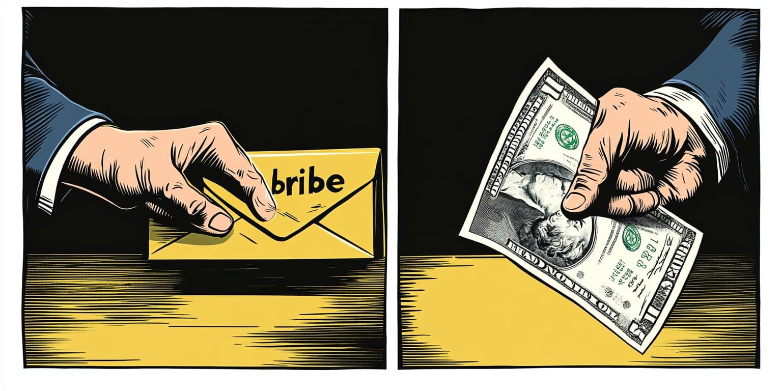 Traduction de "bribe" en français : bribe, pot-de-vin, ou...? Un faux ami de plus!