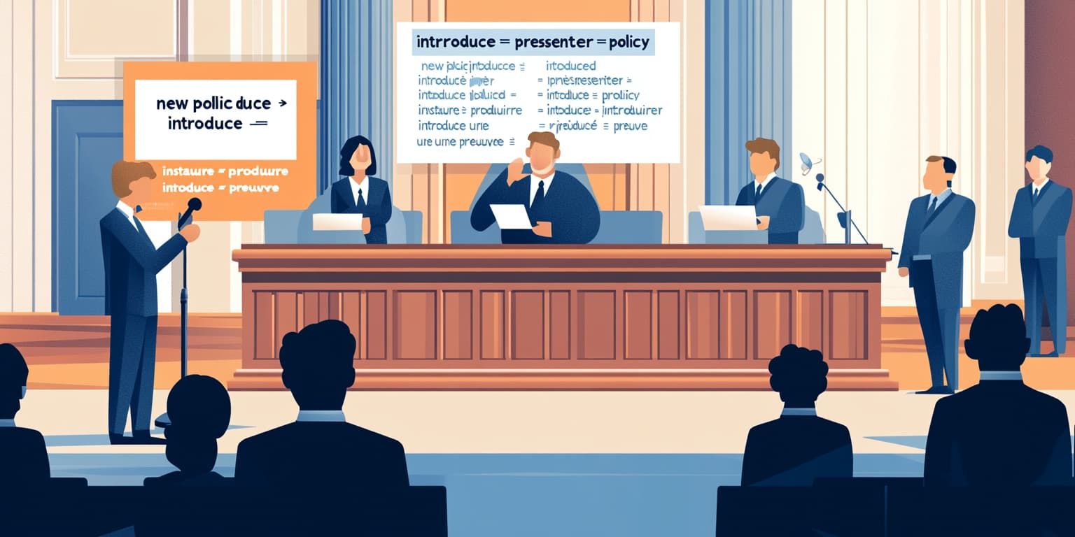 Traduction de "introduce" en français : introduire, présenter, ou...? Un faux ami de plus !