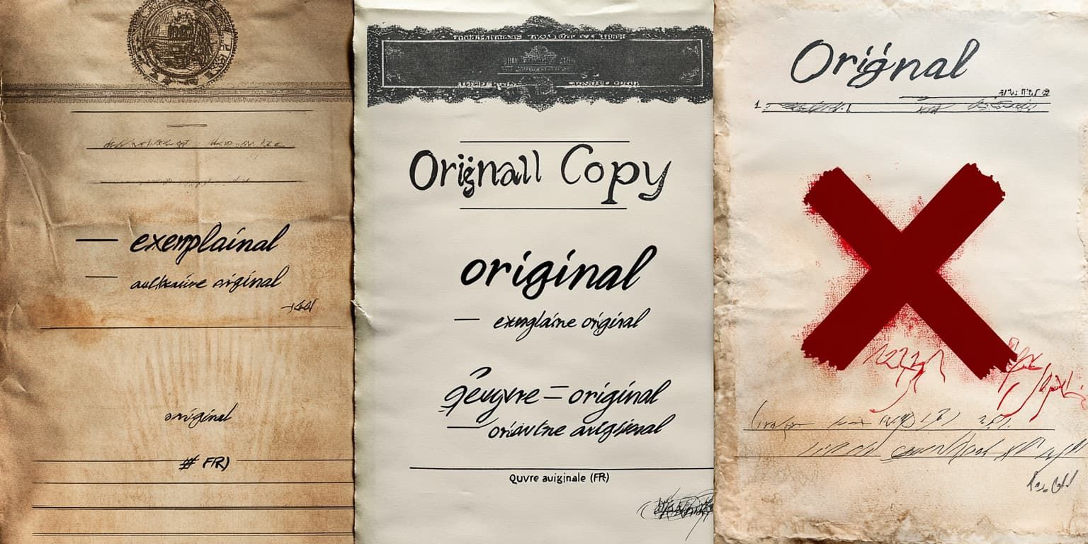 Traduction de "original" en français : original, authentique, ou...? Un faux ami de plus !