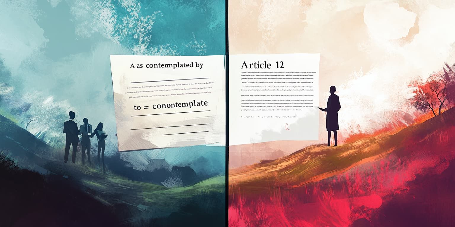 Traduction de "contemplate" en français : contempler, envisager, ou...? Un faux ami de plus!