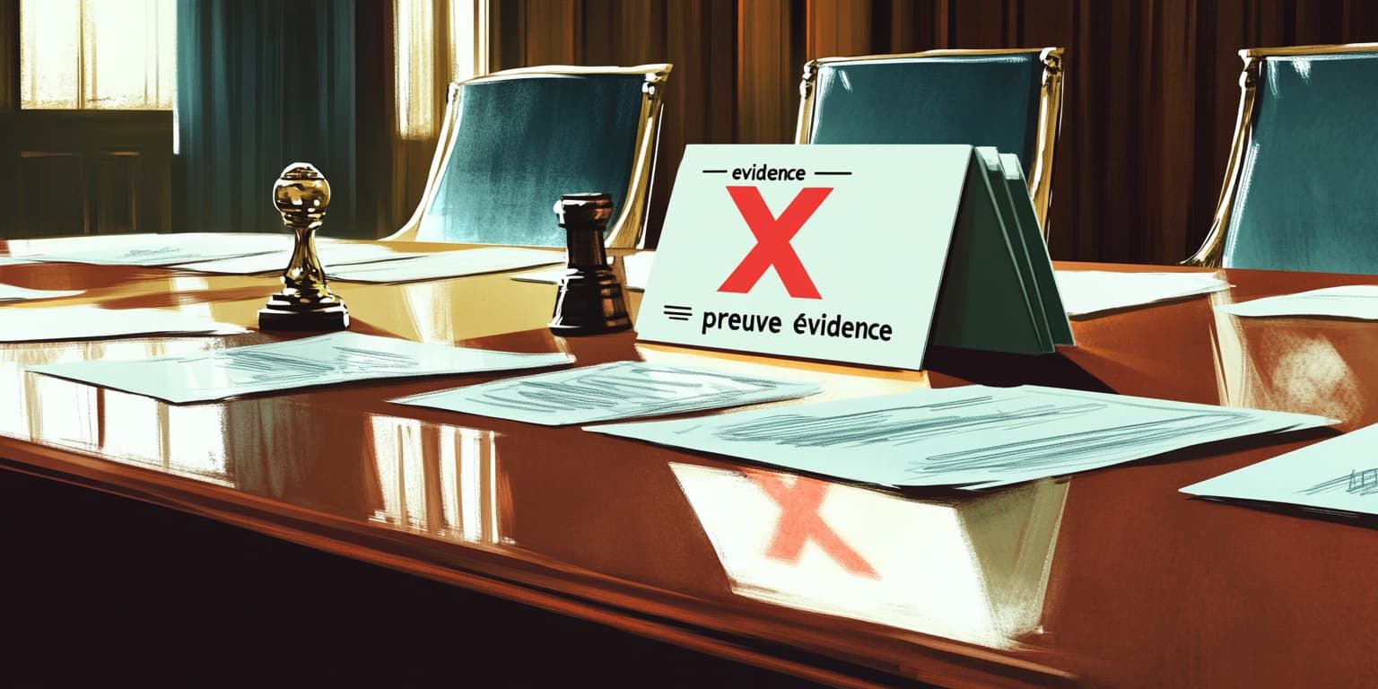 Traduction de "evidence" en français : évidence, preuve, ou...? Un faux ami de plus!